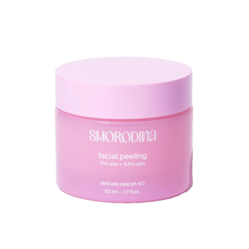 Маска-пилинг для лица деликатная Smorodina