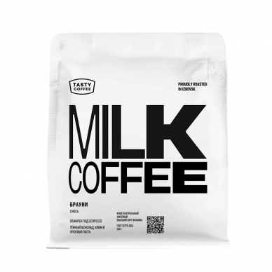 Кофе для эспрессо молотый "Брауни", 250г, Tasty Coffee